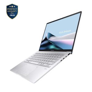 Asus  Zenbook 14 UX3405CA-SU159W Laptop Intel Core Ultra 9 285H, 16GB RAM, 512 GB SSD, 14 Inch OLED 120Hz, Win11 Foggy Silver