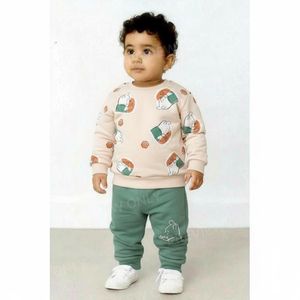 طقم بيجامة للأولاد لفصل الشتاء - طقم من قطعتين - 5702 - BJ