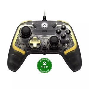 Gamesir يد تحكم ر كالايد فلوكس لأجهزة إكس بوكس والكمبيوتر، سلكية بتصميم هيكل شفاف وتقنية Hall Effect للعصي والزنادات مع إضاءة RGB ومنفذ صوت 3.5 مم وزر خلفي