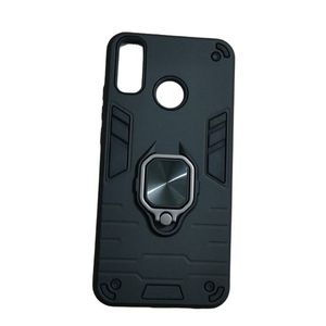 Cover Iron Man With Metal Ring For Huawei Y9 2019 - Black