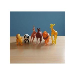 6-Piece Wild Animals Toy Set for Kids – Children's Wild Animal Figures Set – Kids' Safari Animal Toys