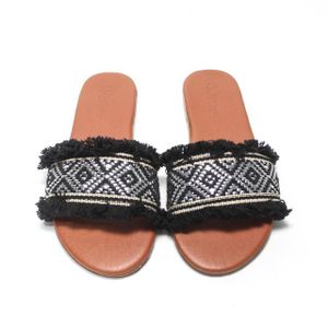 Glitter سليبرز حريمي من جليتر - أسود