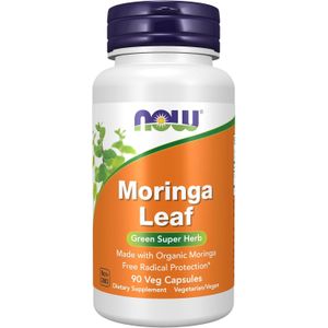 Now Moringa Leaf, 90 Veg Capsules