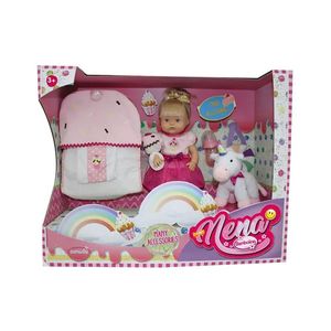 Dimian - Bambolina Nena Doll & Plush Unicorn with Accessories - 9321
