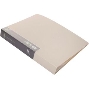 3A كتاب مستندات بلاستيكي PG8380A، 80 جيب بحجم A4 - بيج