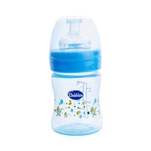 Bubbles Classic Baby Bottle Blue 120 ml