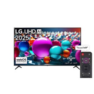 LG UHD AI UA85 4K Television 65 Inch Smart TV, AI WebOS, AI Magic Remote, ThinQ, Google TV, Game Mode, HDR10 Pro, Slim Design 65UA85006LA