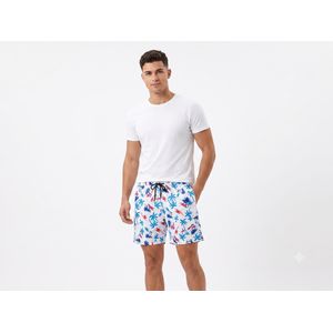 Caesar Men's waterproof beach shorts with various patterns