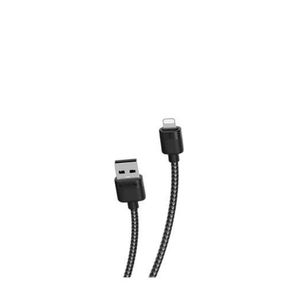 Oraimo كابل DuraLine 3 (OCD-L32) للشحن ونقل البيانات من USB-A إلى Lightning، بطول 1 متر، مصنوع من مادة النايلون المتينة عالية الشد، يدعم USB 2.0، وسرعة نقل بيانات تصل إلى 480 ميجابت في الثانية، ويدعم الشحن السريع 5 فولت/2.4 أمبير (12 واط)، أسود