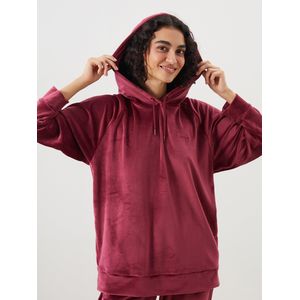LC Waikiki Hooded Velvet Women's Pyjama Top