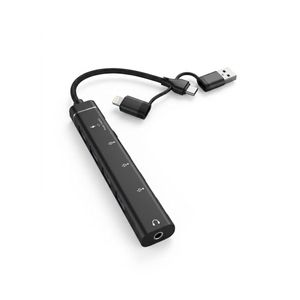 3-in-5 Multi-Port USB Hub Station & Charging Adapter with 3.5mm Audio Jack