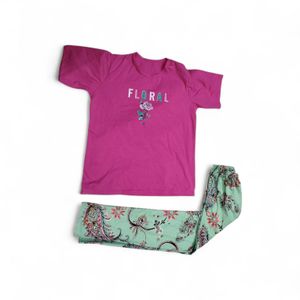 Women's summer Pajamas short - with a Unique summer Pattern-one size -fit to 75k.g