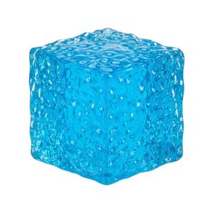 Cube Squishy, Gumdrop Squishy Fidget with Jelly Texture, Stress Relief Sensory for Focus and Relaxation, Romantic Ice Blue Colour Design