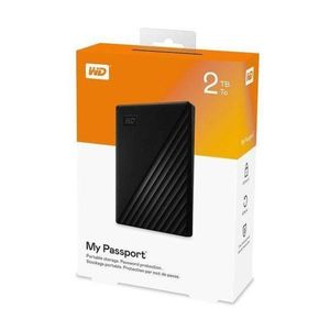 Western Digital قرص صلب محمول ويسترن ديجيتال سعة 2 تيرا بايت - My Passport مع نسخ احتياطي تلقائي