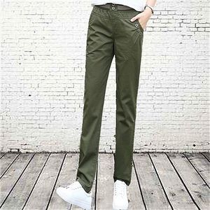 Fashion (Military Green)Seven Part Pants Woman Haren Pants Easy Motion  Trousers Women Schoolgirl Bound Feet Trousers Leisure Time Pants Sweatpants  WEF @ Best Price Online