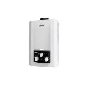 Zanussi ZYG06113WL سخان ماء غاز 6 لتر مع مدخنة، أبيض، مع محول