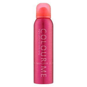 Colour Me highly perfumed body spray neon pink for women 150ml