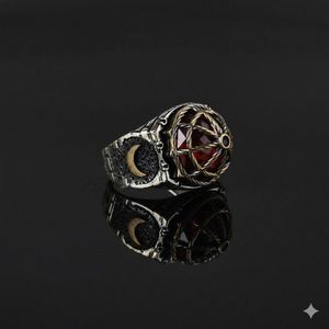 "925 Italian Sterling Silver Ring with Elegant Design"