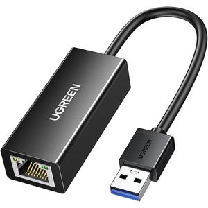 Ugreen محول إيثرنت جيجابت بمنفذ USB 3.0 (أسود) 20256
