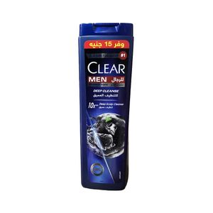 Clear Men Shampoo Deep Cleanse, Anti-Dandruff & Scalp Purifying - 360ml