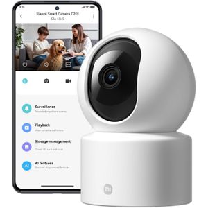 XIAOMI شاومي كاميرا ذكية C201 بدقة 1080 بكسل HD عالي الدقة تحمي كل ركن من أركان منزلك