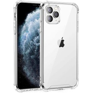 جراب لموبايل ايفون 11 برو ، غطاء موبايل شفاف كريستالي من ويولتل ممتص للصدمات مرن ممتاز مضاد مع زوايا حماية السقوط للخدش (5.8 انش) البولي يوريثين الحراري 