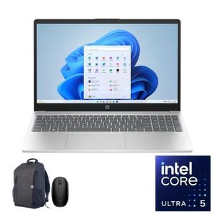 HP LAPTOP-15 FD2036ne ULTRA5 225U 8G 512GB win11BAG+MOUSE D87W6EA