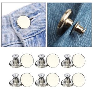 Jeans Button Replacement 100 Sets , No-Sew Removable Metal Buttons