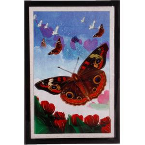 3A ملصق ديكور غرفة ثلاثي الأبعاد من البلاستيك - متعدد الألوان XA-012-1786-Multi Color7