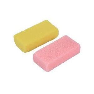 Professional Salon Reusable PU Pumice Pad Foot Pumice Stone Hard Skin Remove Pedicure Scrubber Nail File Tool for Foot Care 2PCS may vary color