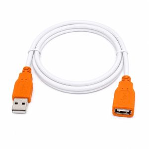  كيبل وصلة USB 3 متر، سلك تمديد USB 2.0 ذكر الى انثى، كيبل تمديد لنقل البيانات والشحن عالي السرعة متوافق مع الكمبيوتر واللابتوب والكيبورد والماوس والطابعة وذاكرة فلاش واجهزة USB 