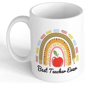 كوب قهوة للمعلم، مطبوع على الجهتين