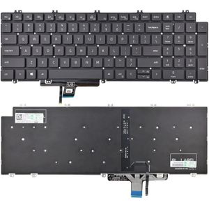 DELL كيبورد لابتوب متوافق مع لابتوب ديل لاتيتيود 5520 5521 5530 بريسيجن 3560 3561 من وي فلاي، سلسلة لابتوب P/N: كيبورد بتصميم أمريكي N7N16