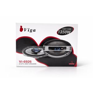 Viga VI-6926 6x9 inch Oval Car Speaker – 1350W Peak Power – Powerful and Clear Sound – Pair of Speakers