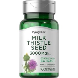 Piping Rock Milk Thistle, 3000mg, 100 Capsules