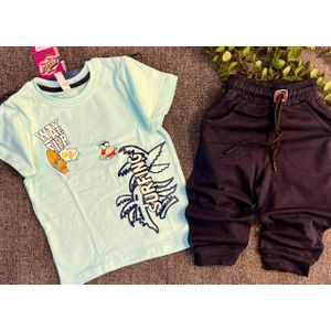 بيجاما  قطن اولادى بيتى صيفي  شورت