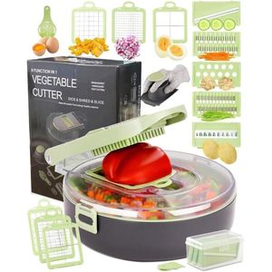 Multifunctional mandoline vegetable slicer, professional manual slicer for slicing vegetables, onions, potatoes, and cheese rind