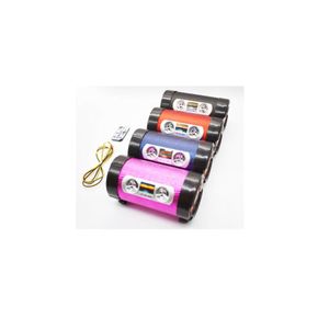 مكبر صوت بازوكا 4 إنش بلوتوث USB مناسب للاستخدام في السيارة والمنزل مع جهاز تحكم عن بُعد