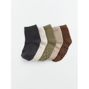 LC Waikiki Non-slip Sole Baby Boy's 5 Pack Ankle Socks