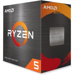 Amd معالج AM.D Ryzen 5 5600 للألعاب – 6 أنوية و12 خيط معالجة – سرعة تصل إلى 4.4GHz – مقبس AM4 – ذاكرة مخبأة 35MB – يدعم PCIe 4.0 – إصدار BOX مع مروحة تبريد