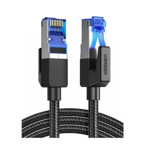 Ugreen - CAT8 Shielded Round Braided Cable Modular Plugs 2m - Black