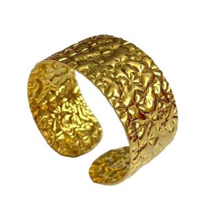 3Diamonds Engraving Bracelet - Golden Color, Free Size Adjustable Charm, Stainless Steel For All Occasions For Women Fashion Hook Suitable