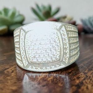 Men's Italian silver ring, 925 sterling silver 