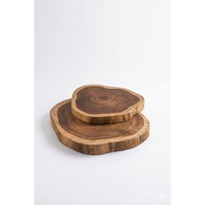 قطاعة خشبي جذع شجرة مدور 30سم مقاس 30 سم 