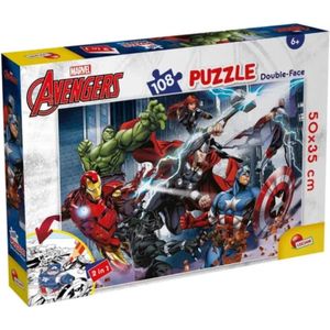 Double Face Lisciani Avengers Double-Face Puzzle - 108 Pieces