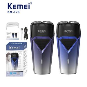 Kemei اكينة حلاقة كهربائية بشفرات مزدوجة عائمة KM-T76