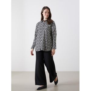 LC Waikiki Elastic Waist Wide Leg Women's Trousers