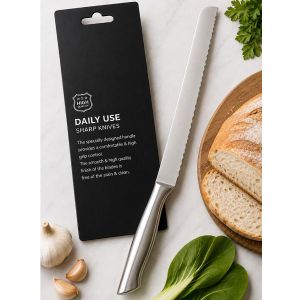 Stainless steel Kitchen Utility  bread Knife 8 inch  , high quality Stainless Stee material 