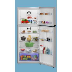 RDNE420KD No Frost Refrigerator - 390 Liters - Stainless Steel