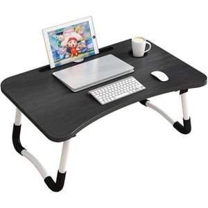N+A Portable Mini Foldable Laptop Table Desk (Black)